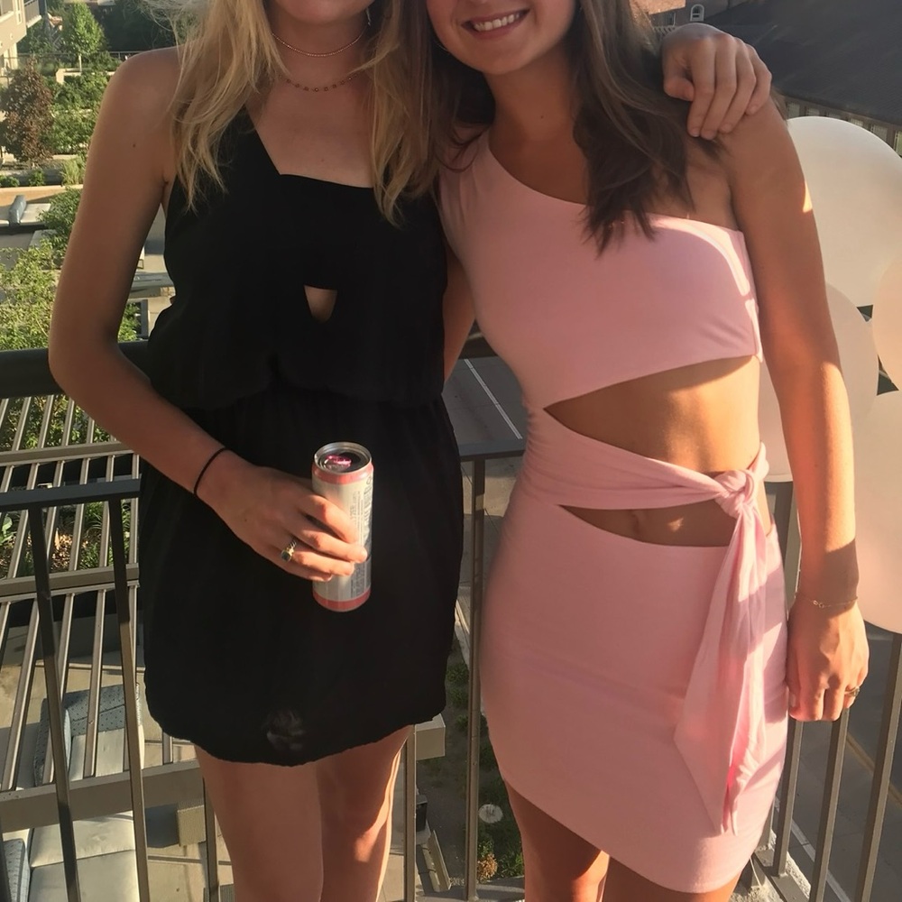 Lovers + Friends Pink One Shoulder Dresses